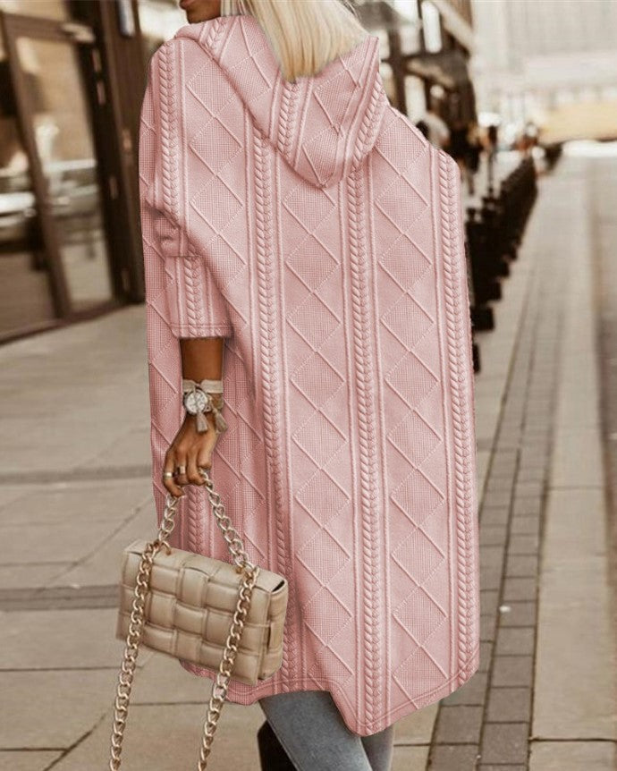 Jimena | Long hooded jacket for women
