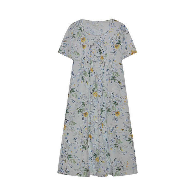 Jenni® | Women'S Floral Midi Dress With Pleated Design