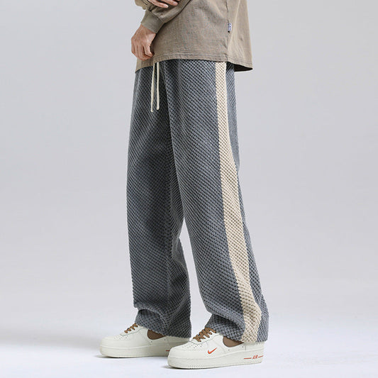 María® | Women'S Comfortable Leisure Trousers With Structured Fabric And Side Stripes