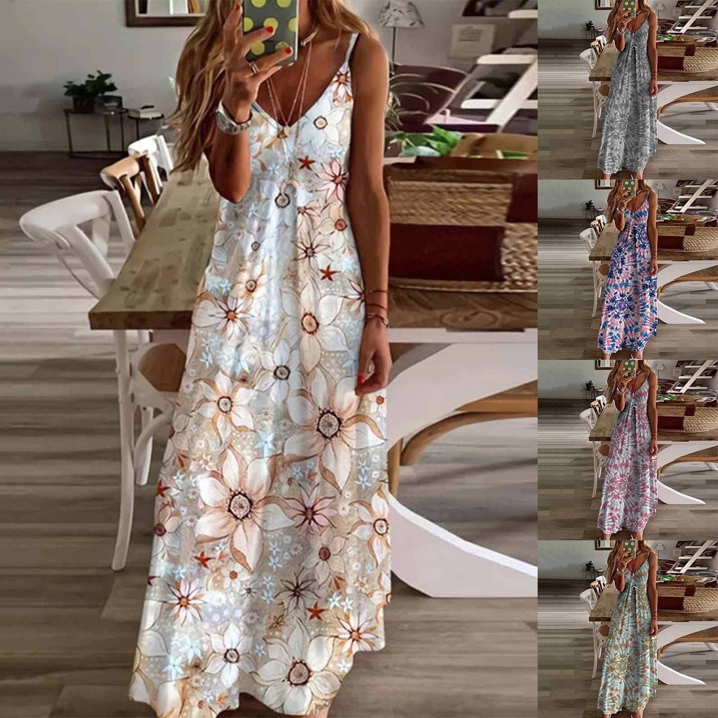 Marina® | Women'S Floral A-Line Slip Dress
