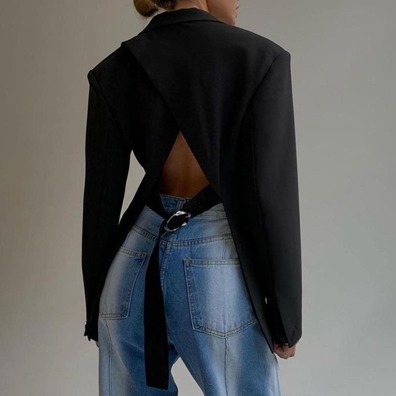Sandra | Backless blazer for women