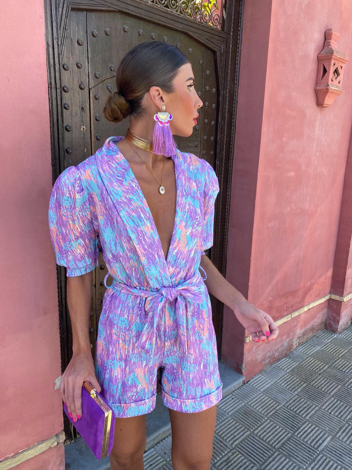Luisa® | Bright Fashion Short Jumpsuit
