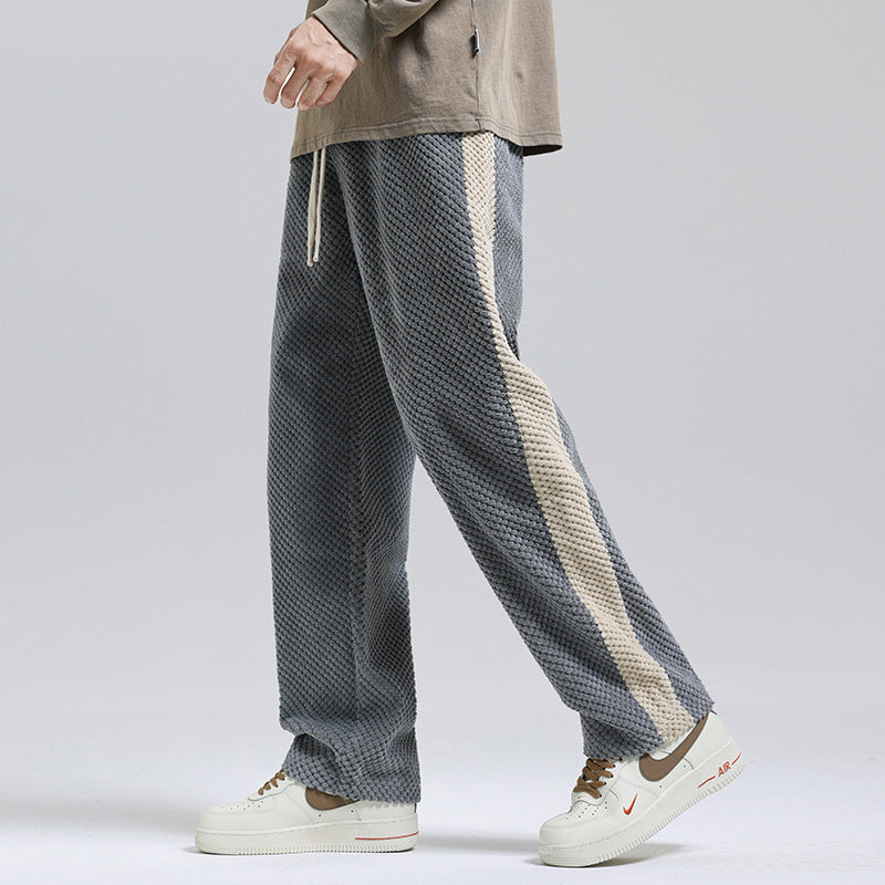 María® | Women'S Comfortable Leisure Trousers With Structured Fabric And Side Stripes