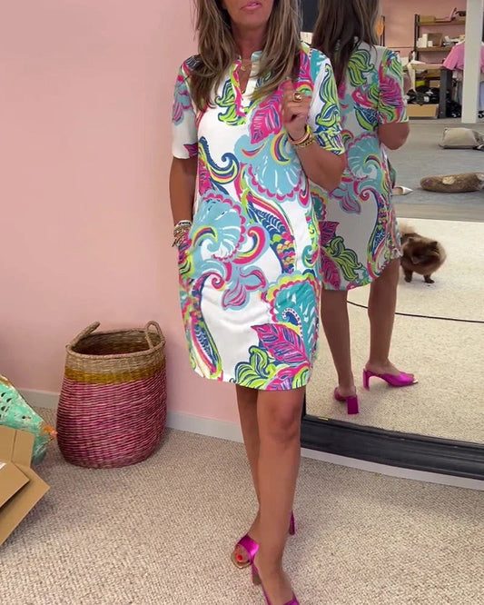 April® | Colorful Patterned Summer Dress
