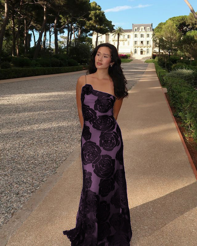 Milagros® | Women'S Evening Dress With Floral Appliqu��s