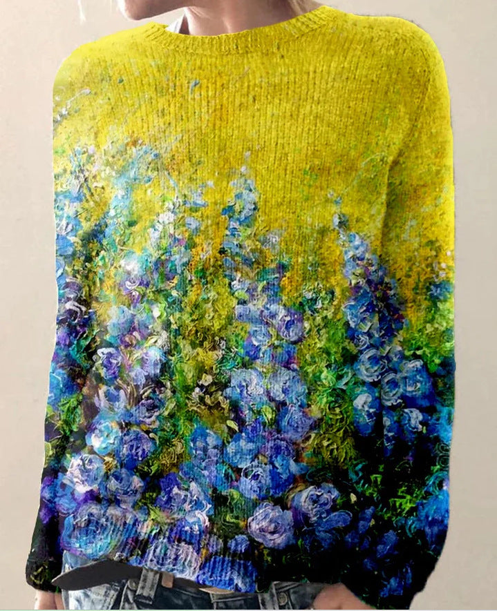Lorena® | Pull à fleurs brodees for women