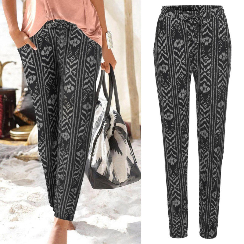 Emilia® | Women'S Floral Pattern Leisure Trousers