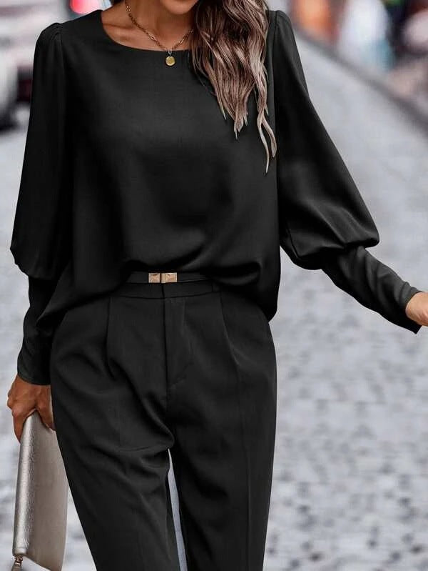 Ausencia® | Blouse With Puff Sleeves