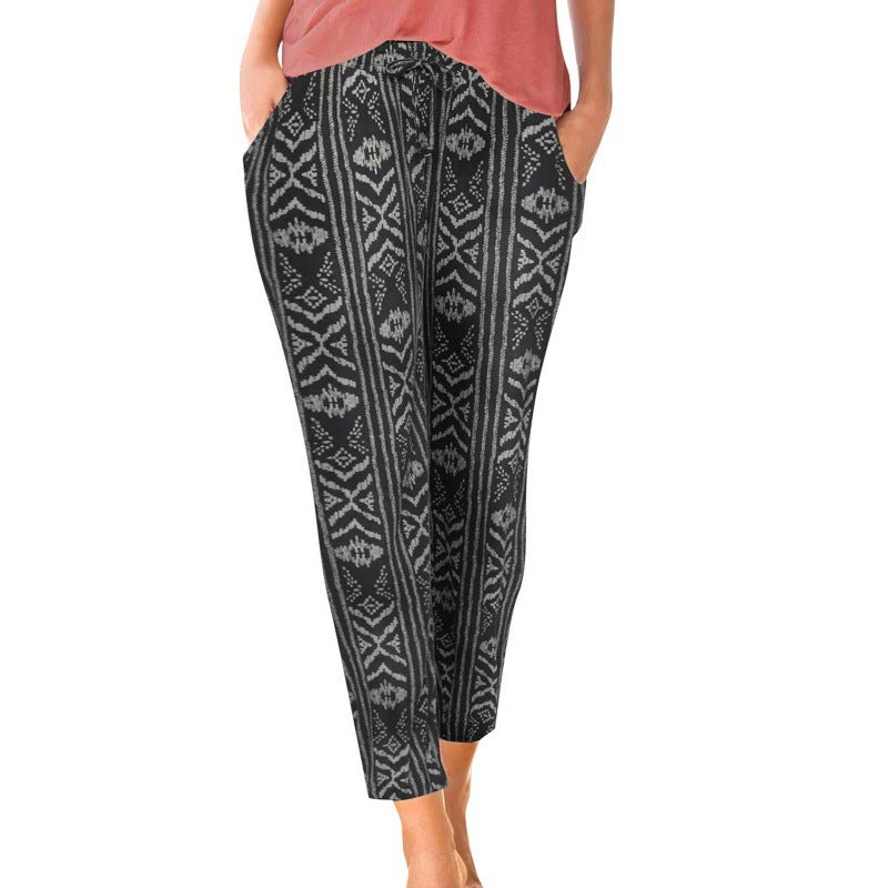 Emilia® | Women'S Floral Pattern Leisure Trousers