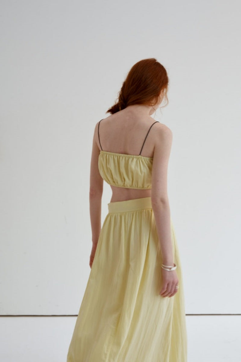 Norma® | Sleeveless Bandeau Top With Pleats