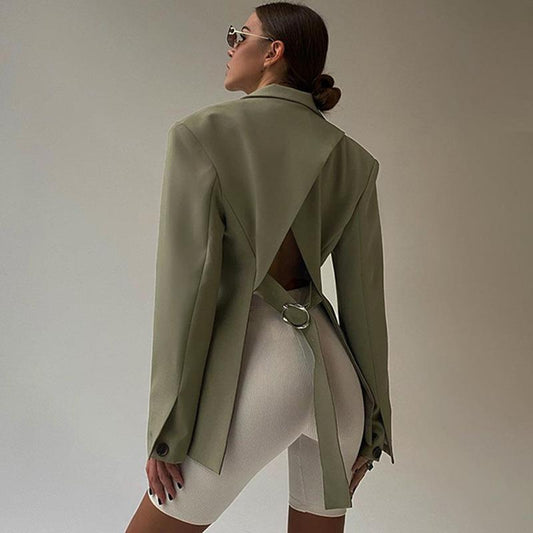 Sandra | Backless blazer for women