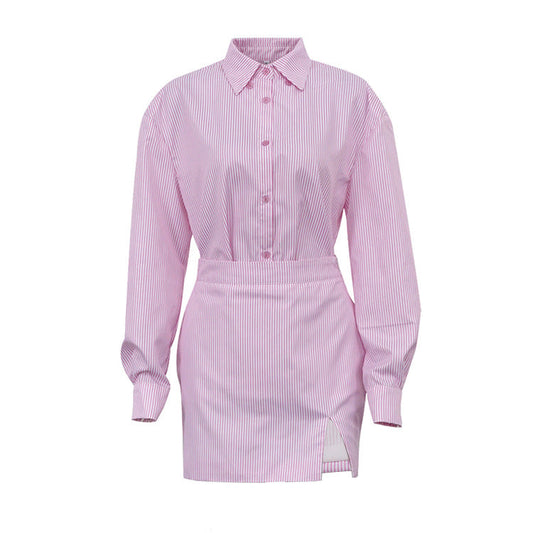 Manuela® | Women'S Blouse Dress With Asymmetric Hem And Long Sleeves