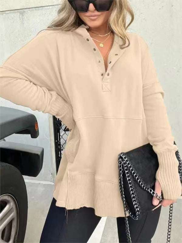 Liliane | Women's V-neck hoodie