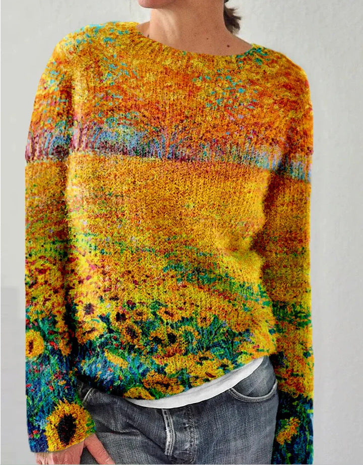Lorena® | Pull à fleurs brodees for women