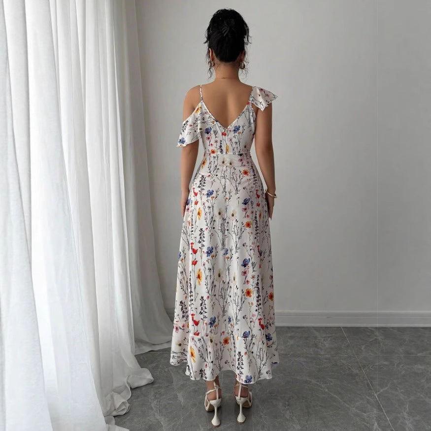 María Fernanda® | Women'S Blouse Dress With Asymmetric Hem And Ruffle Details