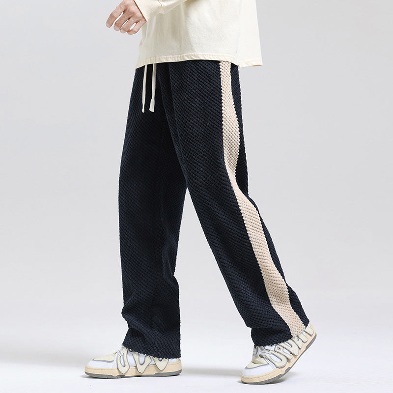 María® | Women'S Comfortable Leisure Trousers With Structured Fabric And Side Stripes