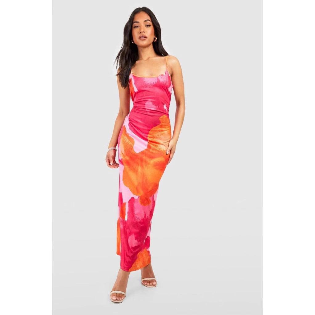Lucía® | Women'S Flower Briefs Maxi Dress