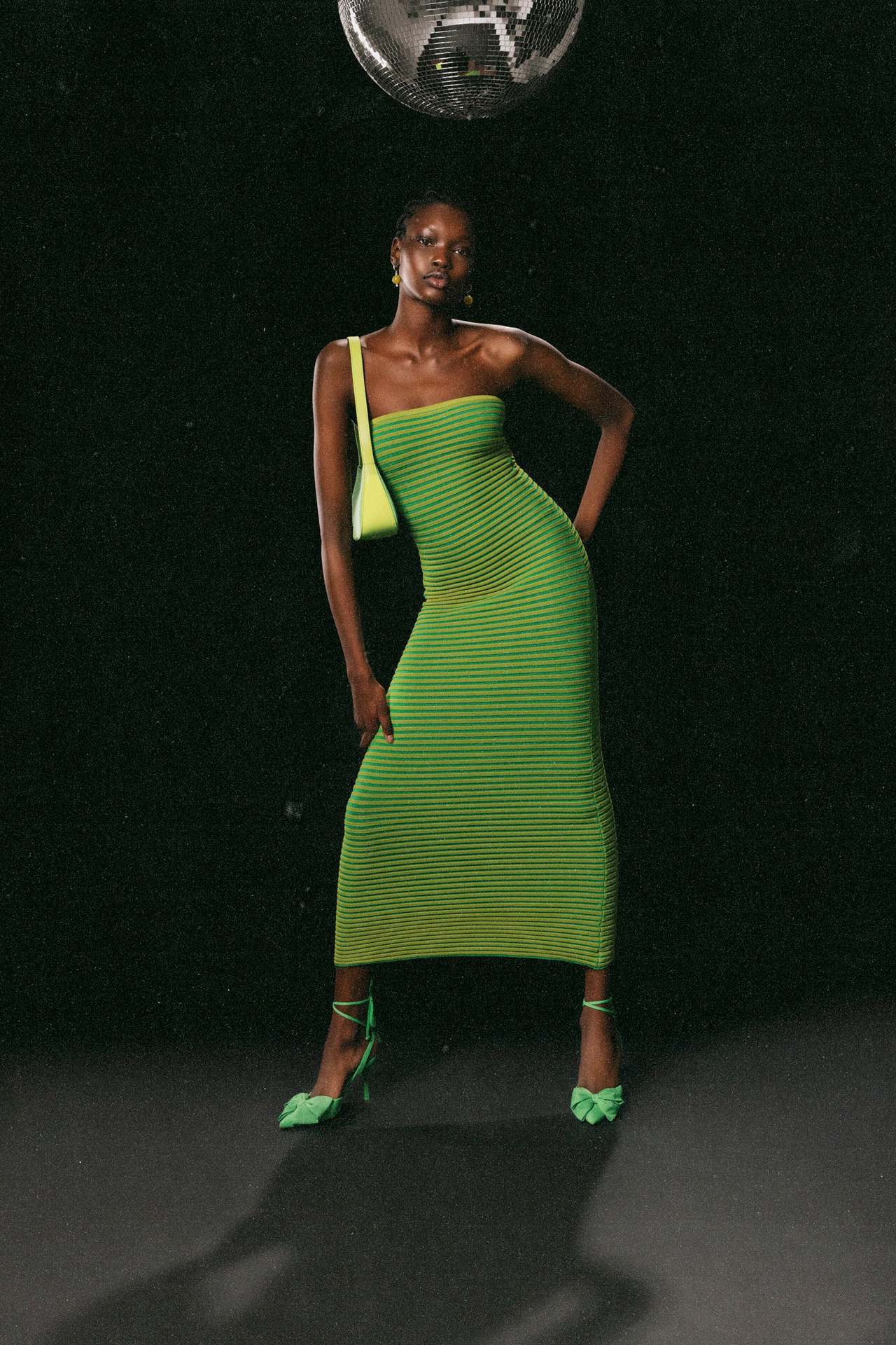 Valeria® | Sleeveless Maxi Dress In Striped Knit