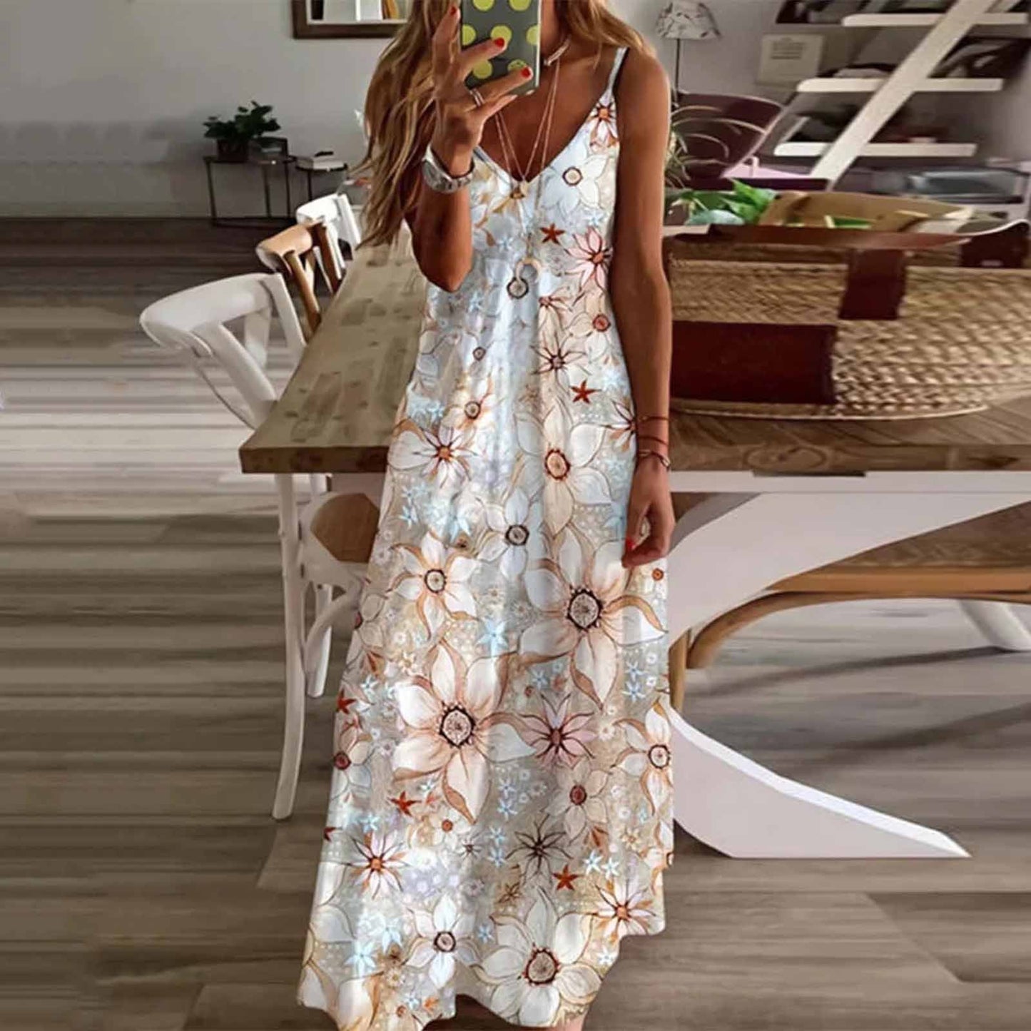 Marina® | Women'S Floral A-Line Slip Dress