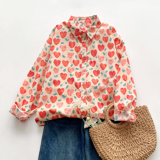 Giovanna® | Women'S Blouse With Heart Motif And Loose Fit