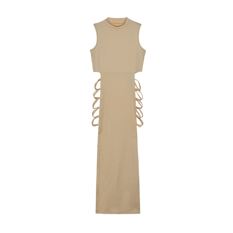 Romina® | Women'S Sleeveless Cut-Out Maxi Dress With Side Lacing