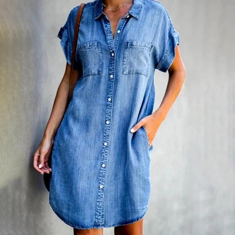 with PocketsLong  Shirt Dresses