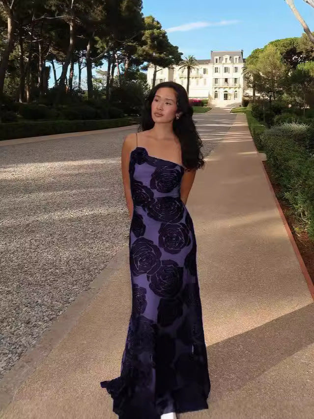 Milagros® | Women'S Evening Dress With Floral Appliqu��s