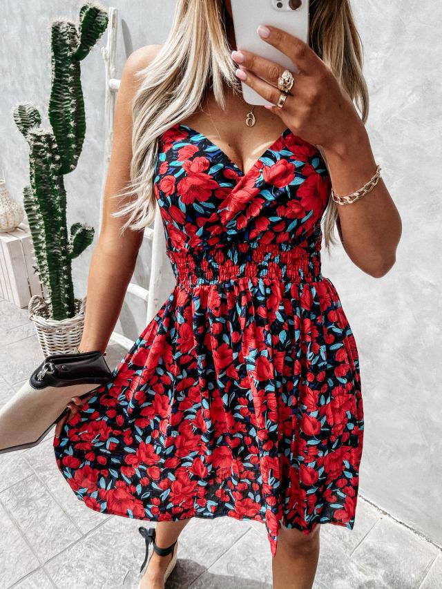 Marta® | Women'S Floral Smocked A-Line Dress