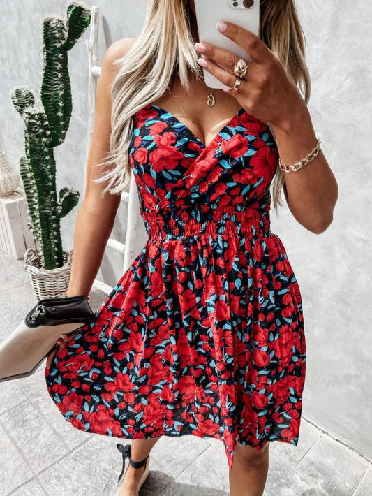 Marta® | Women'S Floral Smocked A-Line Dress