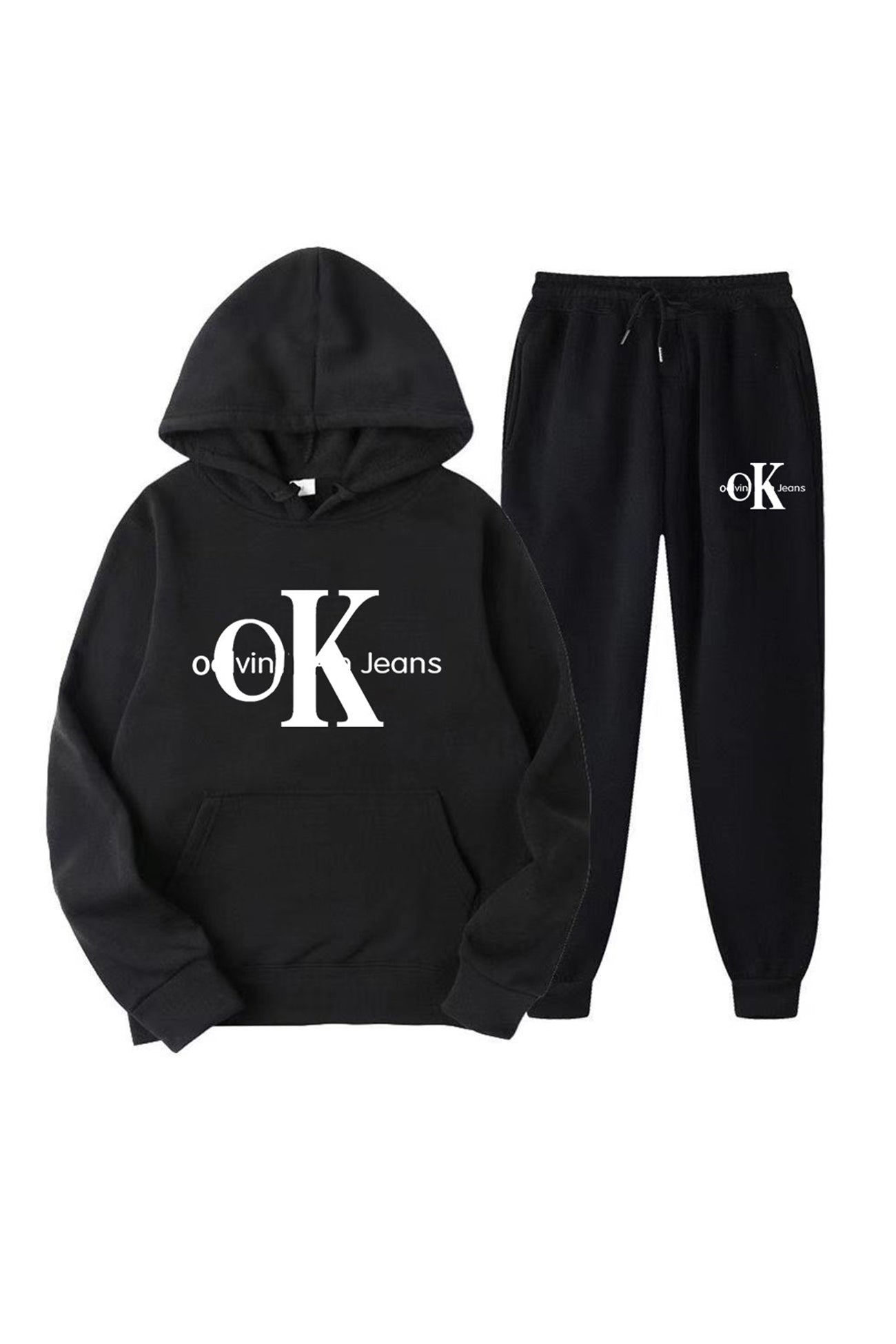 Margarita | Letter print hooded suits