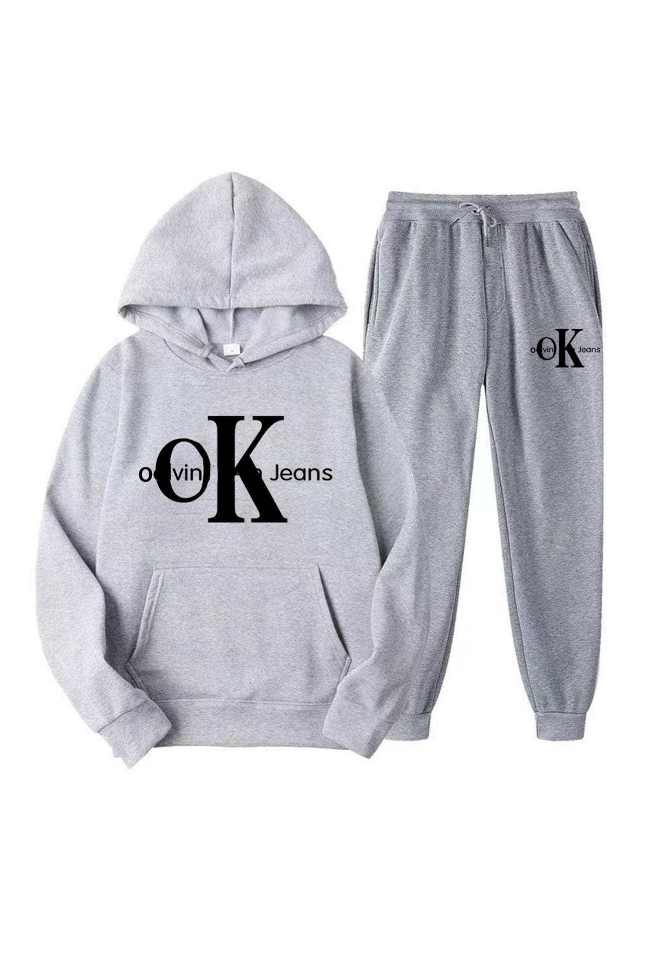 Margarita | Letter print hooded suits