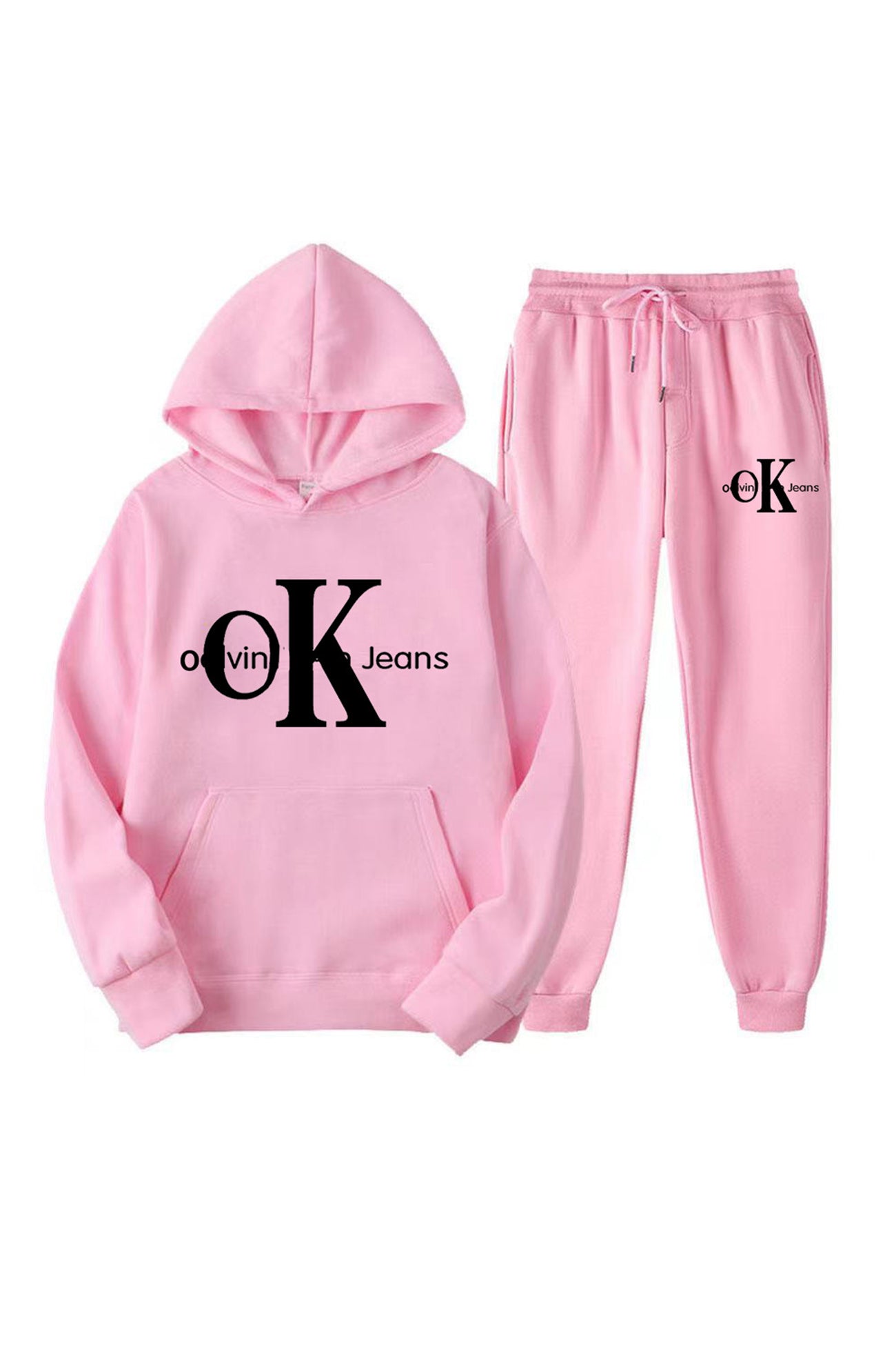 Margarita | Letter print hooded suits