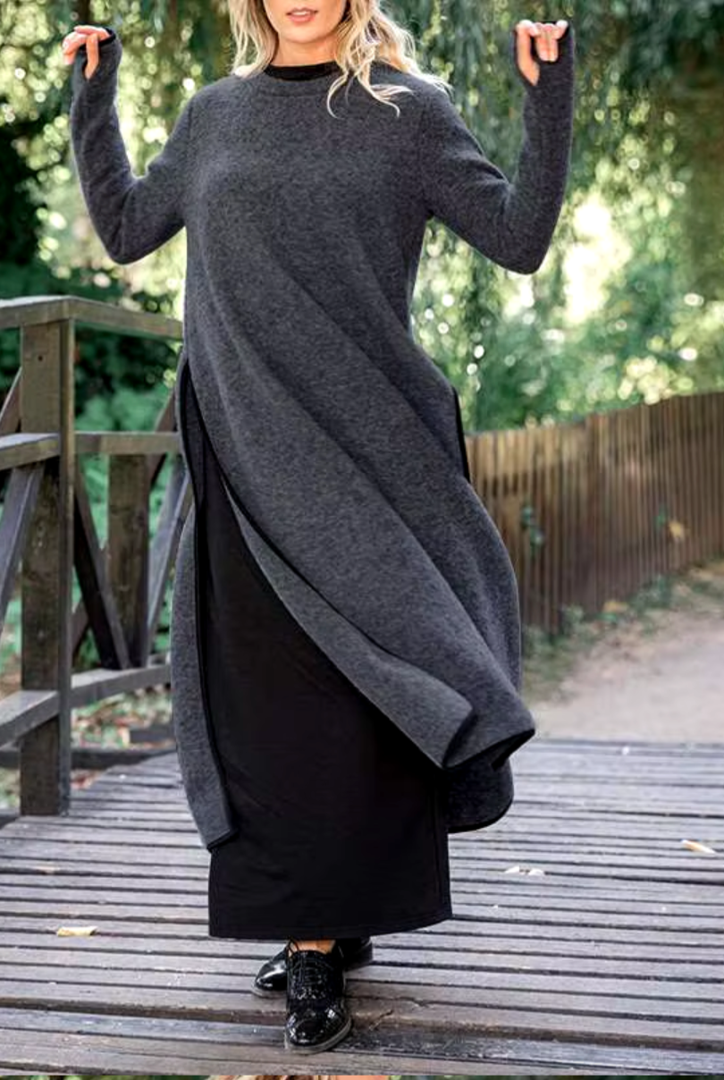 Glenda® | Cozy long layered dress