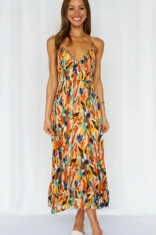 Liliana | Women’s Vibrant Lightweight Flowy Dress for Summer Days