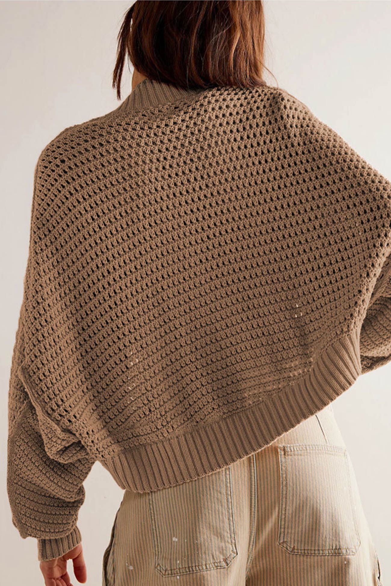 Lotte | Open front cardigan with batwing sleeves