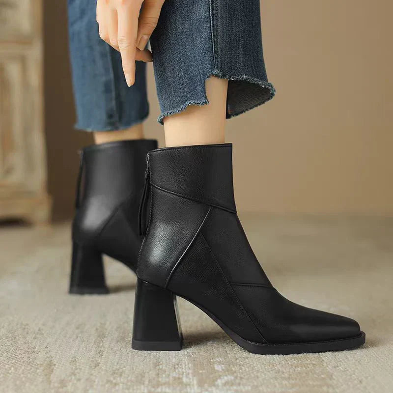 Angela | Comfortable leather boots for women.