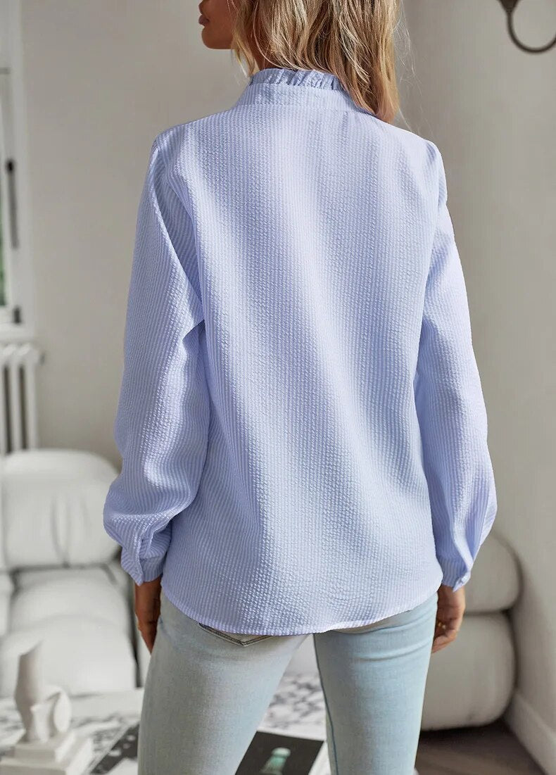 Salomé® | Manches Longues Coupe Comfortable Mélange Coton