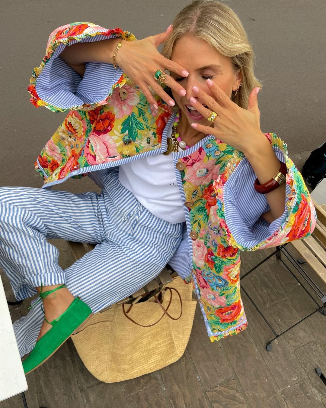 Edda | Colorful transitional jacket
