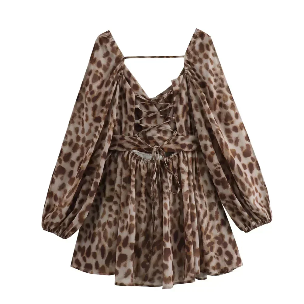 Paulina® | Leopard Print Polyester Summer