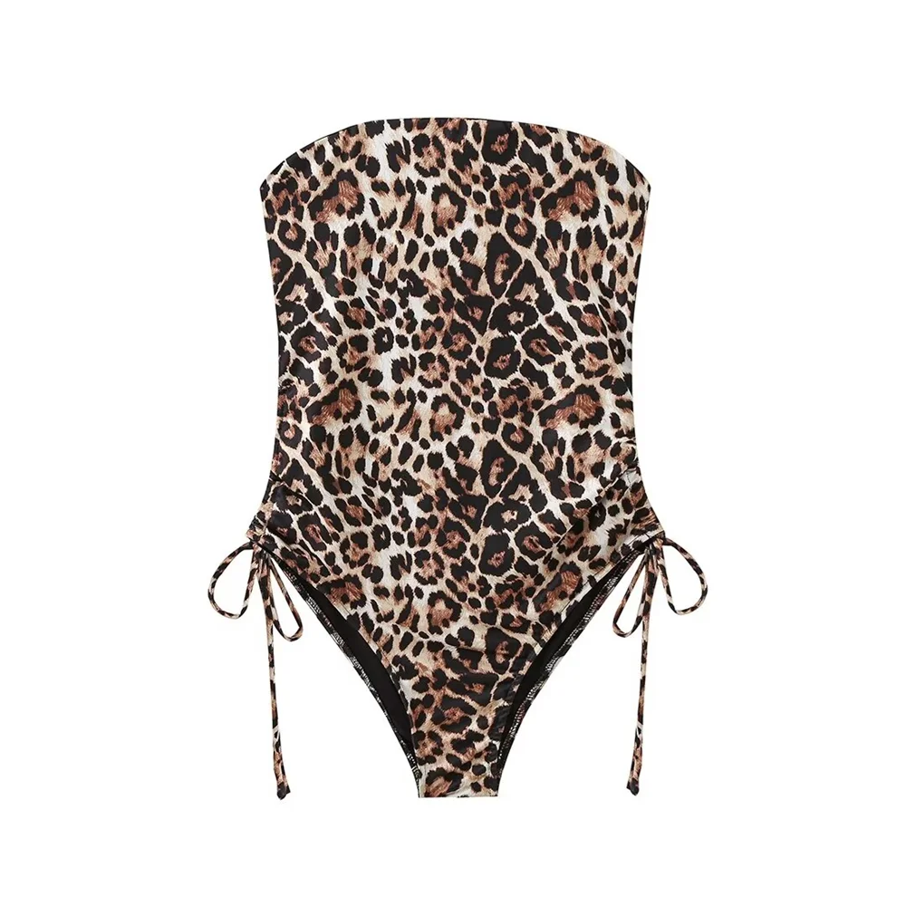 Marina® | Casual Strapless Leopard Print Summer