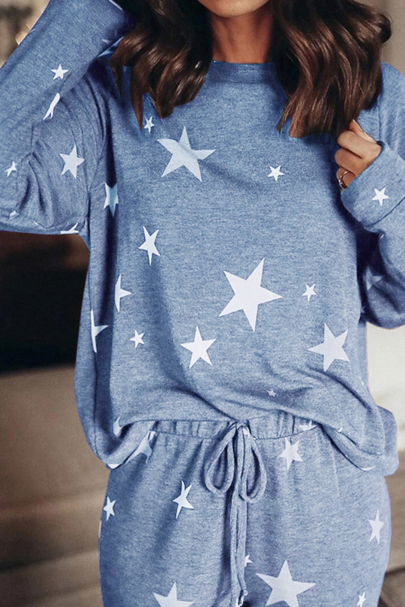 Mareike | Pentagram print sweater set