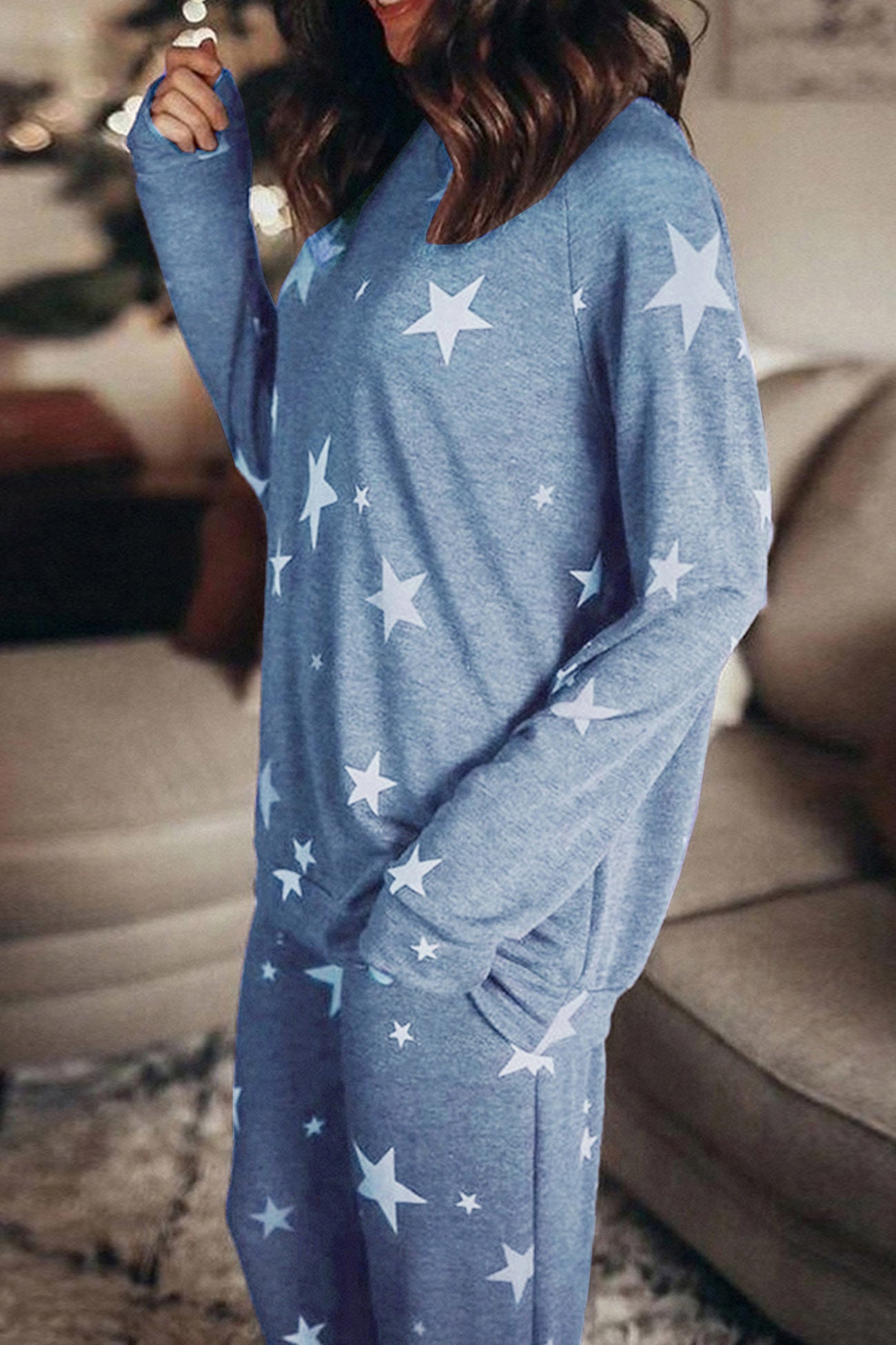 Mareike | Pentagram print sweater set
