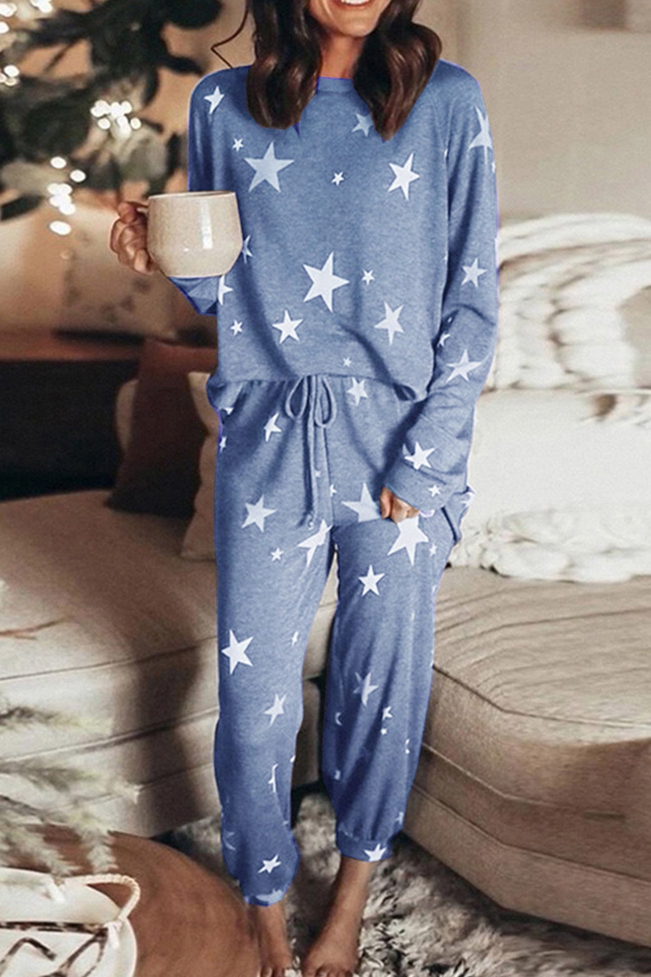 Mareike | Pentagram print sweater set