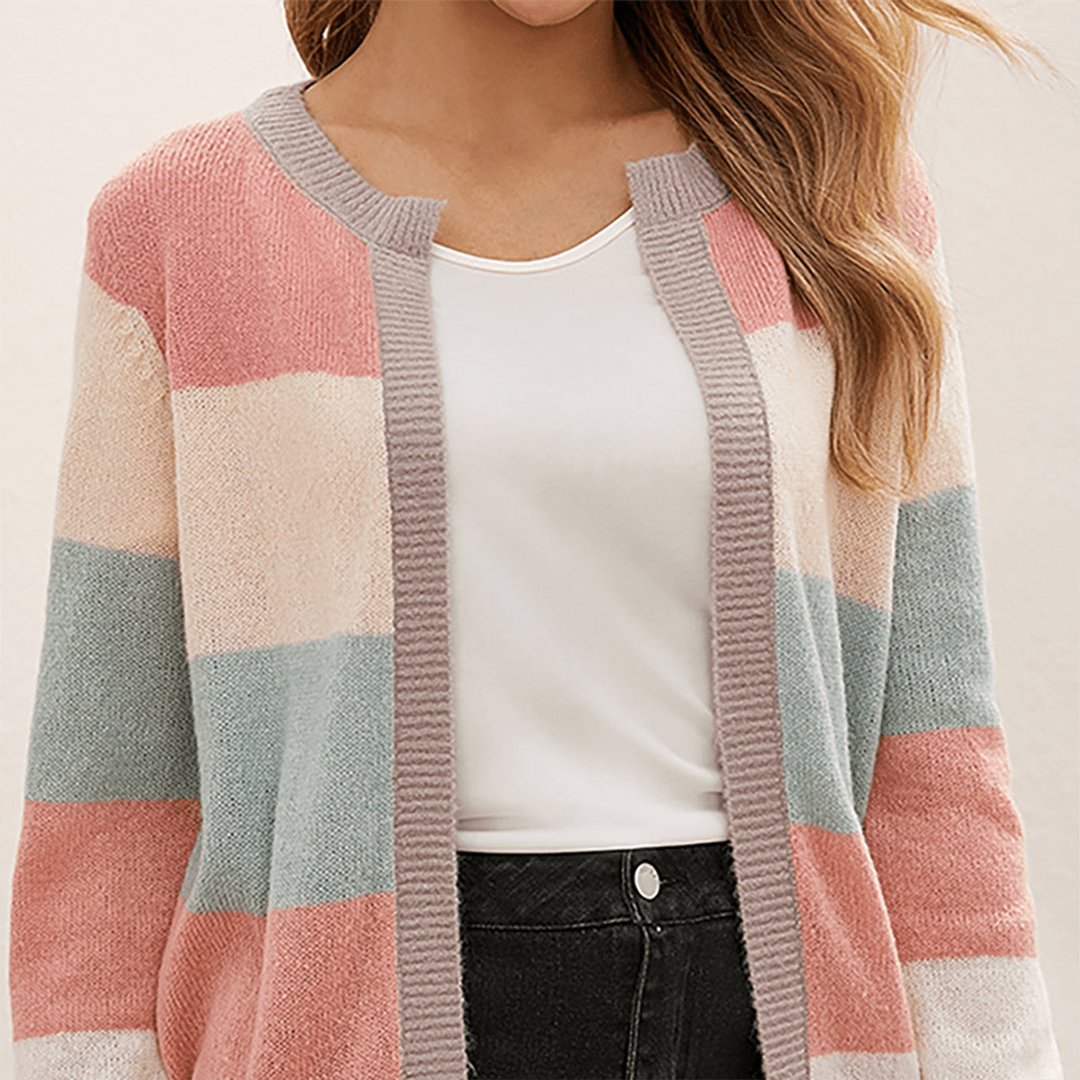 Lotte® | Modern striped cardigan for women