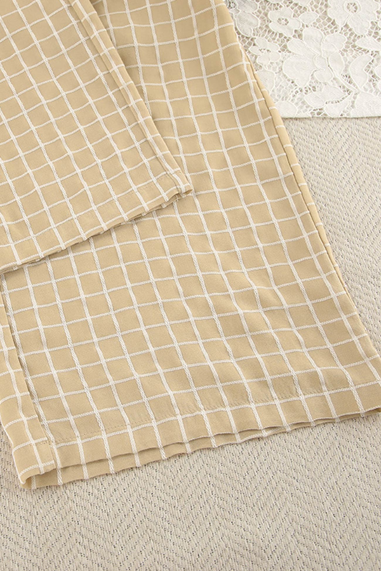 Marina | Checked loungewear with long sleeves