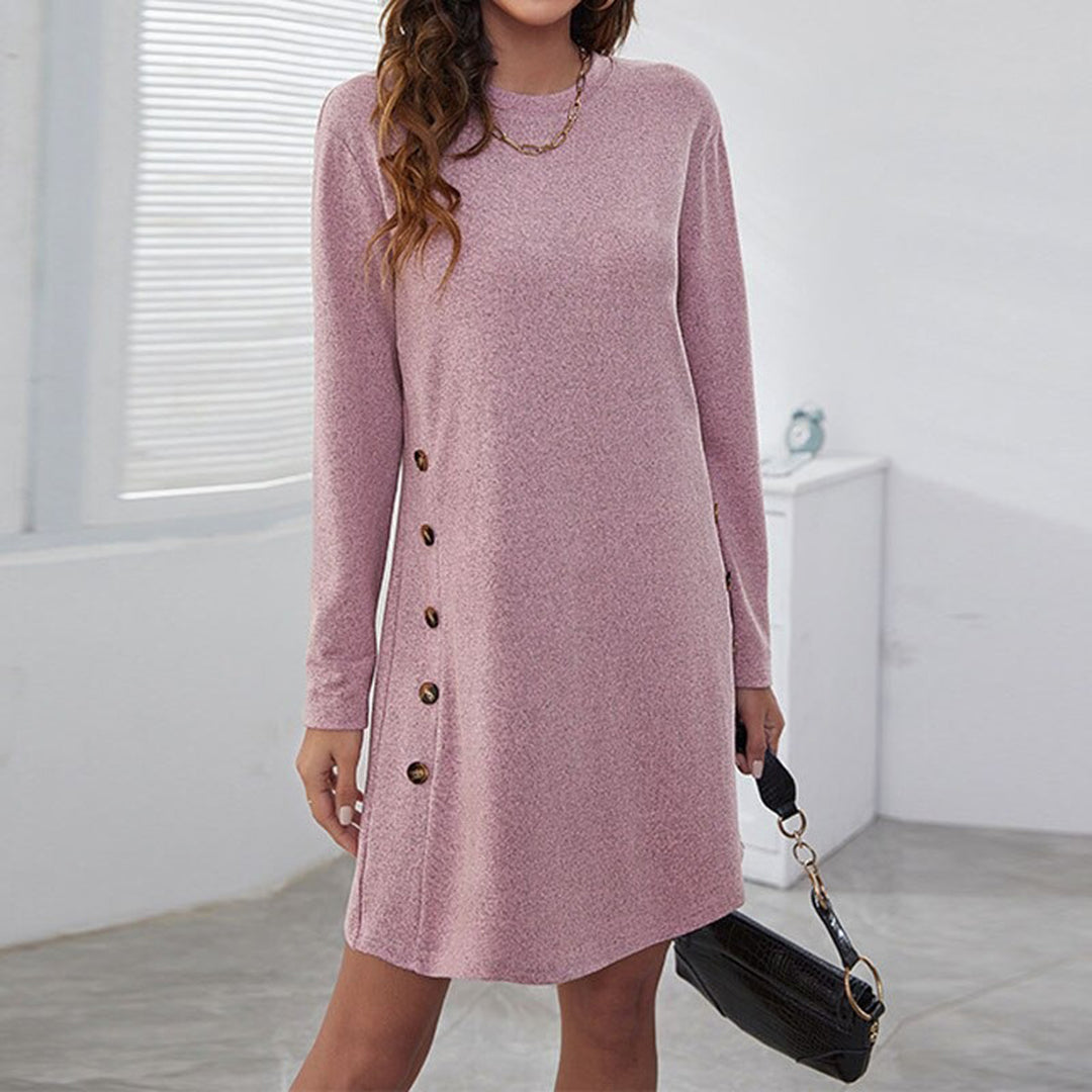 Aubrey® | Chic Casual Long-Sleeved Mini Dress