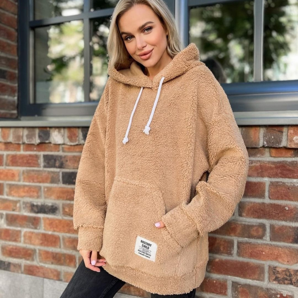 Enid® | Fashionable plush hoodie