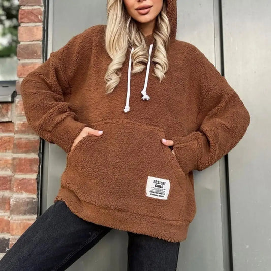 Enid® | Fashionable plush hoodie