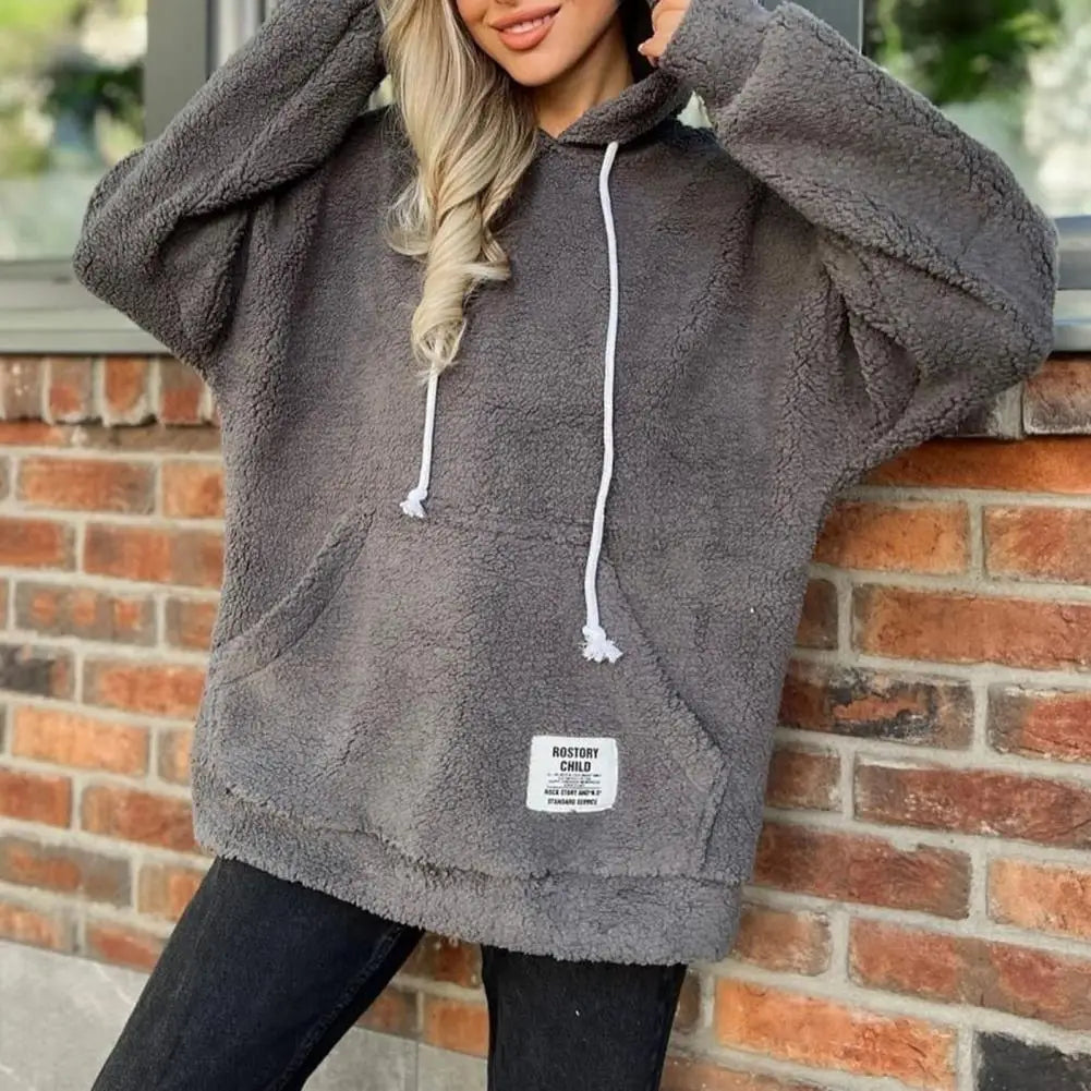 Enid | Fashionable plush hoodie