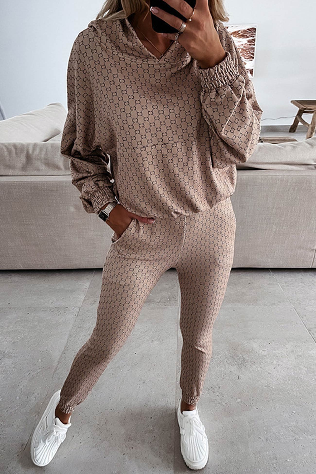Agnieszka | Reindeer print hooded suits